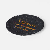 完全ニューハンプシャー2024太陽の Eclipse ペーパープレート (アングル)