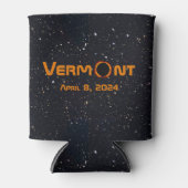完全バーモント2024太陽の日食 缶クーラー (正面)