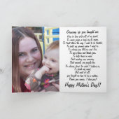 完全パーソナライズされたに美しい母の日のカード カード (内部)