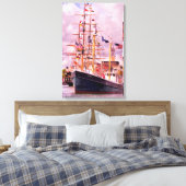 完全フラグ付き キャンバスプリント (インサイチュ (寝室))