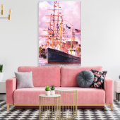 完全フラグ付き キャンバスプリント (インサイチュ (リビング))