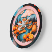 完全プレート ラージ壁時計 (傾斜)