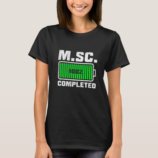 完全マスターの学位マスターのロード科学マスター Tシャツ (正面)