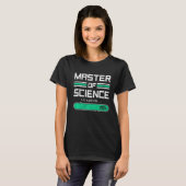 完全マスターの学位マスターのロード科学マスター Tシャツ (正面フル)