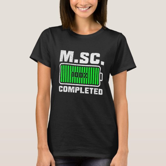 完全マスターの学位マスターのロード科学マスター Tシャツ (正面)