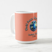 完全ユニークに。ワールドダウン症候群日。 コーヒーマグカップ (正面左)