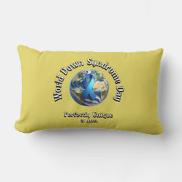 完全ユニークに。ワールドダウン症候群日。 ランバークッション