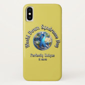 完全ユニークに。ワールドダウン症候群日。 Case-Mate iPhoneケース (裏面)