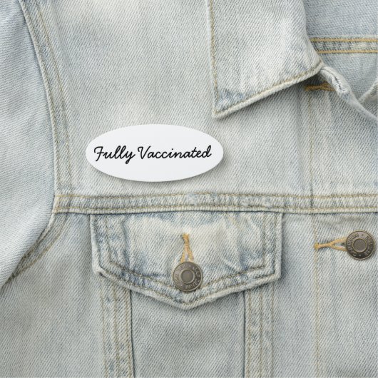 完全ワクチン接種された名前タグ 名札 (インサイチュ)