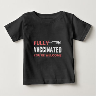 完全ワクチン接種を受けたあなたは歓迎 ベビーTシャツ