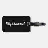 完全ワクチン接種を受けた |ラゲージタグ ラゲッジタグ (裏面横)
