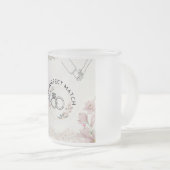完全一致結婚の フロストグラスマグカップ (正面右)