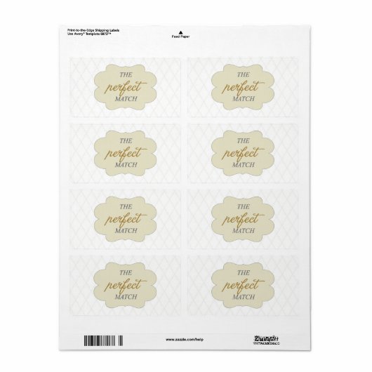 完全一致 ラベル (フルシート)