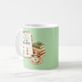 完全予約済みの本好きマグカップ コーヒーマグカップ (正面左)
