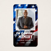 完全写真愛国的祈りの言葉カード (正面)