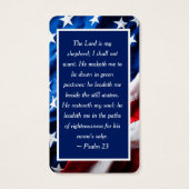 完全写真愛国的祈りの言葉カード (裏面)