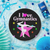 完全十体操選手 ペーパープレート (パーティー)