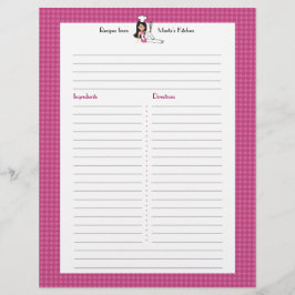 完全図解入りの、写真付きのレシピペーカスタムジ文字