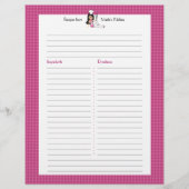 完全図解入りの、写真付きのレシピペーカスタムジ文字 (正面)