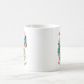 "完全実在でない"フローラスカル コーヒーマグカップ (中央)