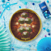 完全性シンボルアート ペーパープレート (パーティー)