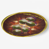 完全性シンボルアート ペーパープレート (アングル)