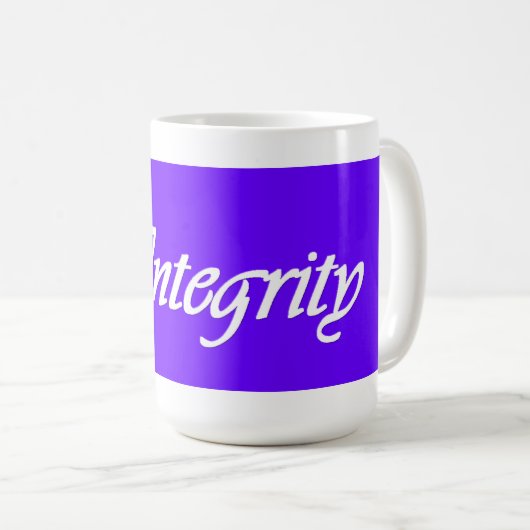 完全性-個人的な進歩の価値マグ コーヒーマグカップ (正面右)