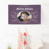 完全無欠90誕生日クラシックヴィンテージ 横断幕 (インサイチュ)