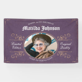 完全無欠90誕生日クラシックヴィンテージ 横断幕