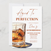 完全熟成ウィスキーグラス誕生日パーティー 招待状 (正面)