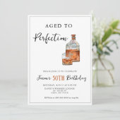 完全熟成ウイスキーボトル誕生日パーティー 招待状 (スタンド正面)