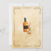 完全熟成ウイスキー任意の年齢のヴィンテージ 招待状 (裏面)