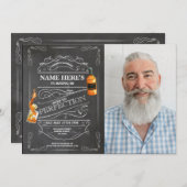 完全熟成ウイスキー写真第60回メンズ写真 招待状 (正面/裏面)