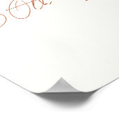 完全熟成ウイスキー誕生日ウェルカムサイン ポスター (角)