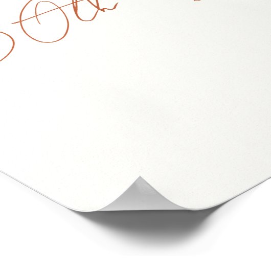 完全熟成ウイスキー誕生日ウェルカムサイン ポスター (角)