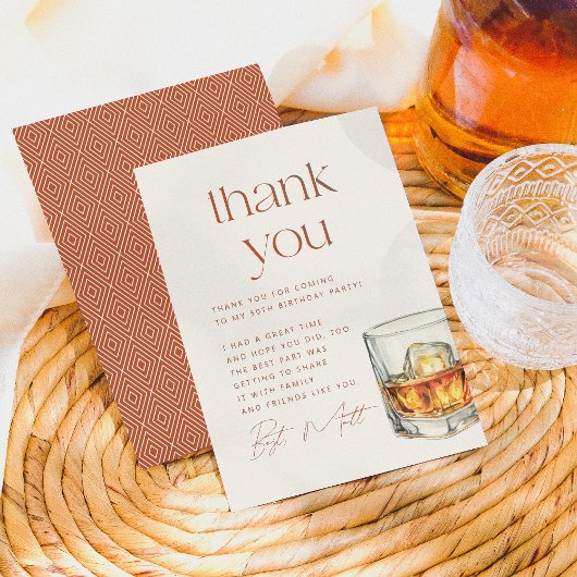 完全熟成ウイスキー誕生日 サンキューカード