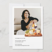 完全熟成エレガントワイン50誕生日 招待状 (裏面)