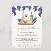 完全熟成シャルキュテリー大人誕生日 招待状 (正面/裏面)