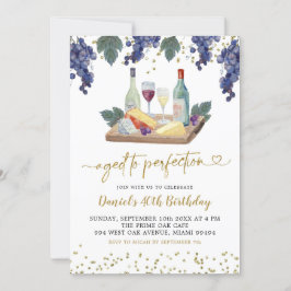 完全熟成シャルキュテリー大人誕生日 招待状