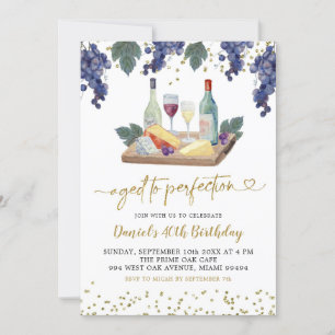 完全熟成シャルキュテリー大人誕生日 招待状