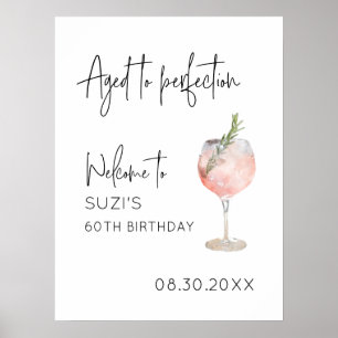 完全熟成パーティーウェルカムサインデジタル ポスター