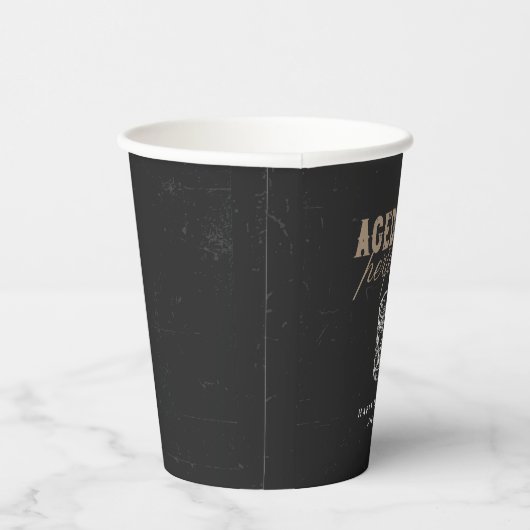 完全熟成ブラックウィスキー誕生日パーティー 紙コップ (右)