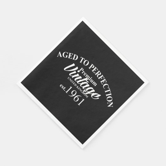 完全熟成プレミアムヴィンテージ1961 スタンダードランチョンナプキン (角)