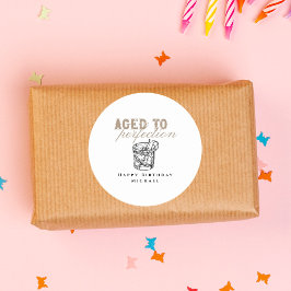 完全熟成ホワイトウイスキーヴィンテージ誕生日 ラウンドシール