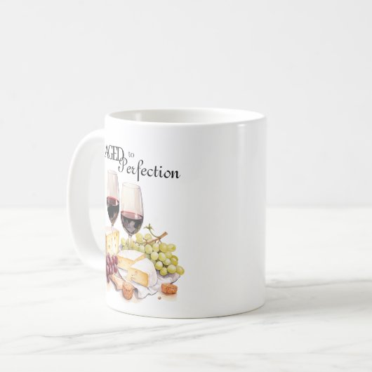 完全熟成ワインとチーズの誕生日パーティー コーヒーマグカップ (正面左)