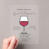 完全熟成ワイン40歳の招待状 アクリル招待状 (インサイチュ (ポータブル))