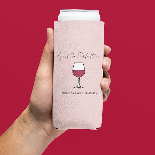 完全熟成ワイン40歳の誕生日 スリム缶クーラー