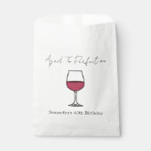 完全熟成ワイン40歳の誕生日 フェイバーバッグ (正面)