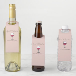 完全熟成ワイン40歳の誕生日 ボトルネックタグ