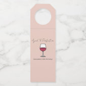 完全熟成ワイン40歳の誕生日 ボトルネックタグ (正面)